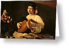 Art Print Caravaggio poster. The Lute Player